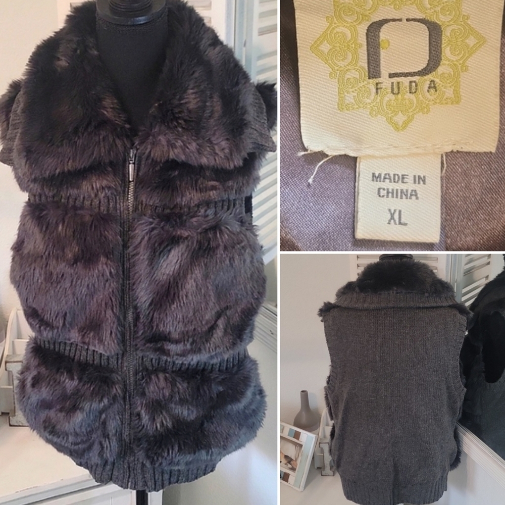 Fuda Fur Vest